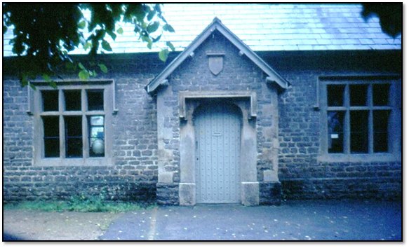 Little Coxwell School built in 1846 and photographed in 1963, a year before it closed, by Ann Preston.