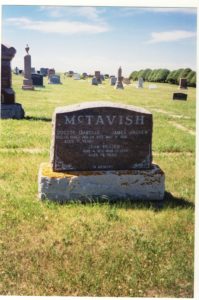 McTavish Newdale Oldale Cemetery 2008
