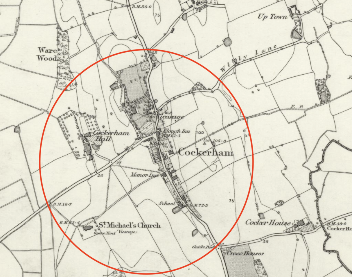 Cockerham one-place study map