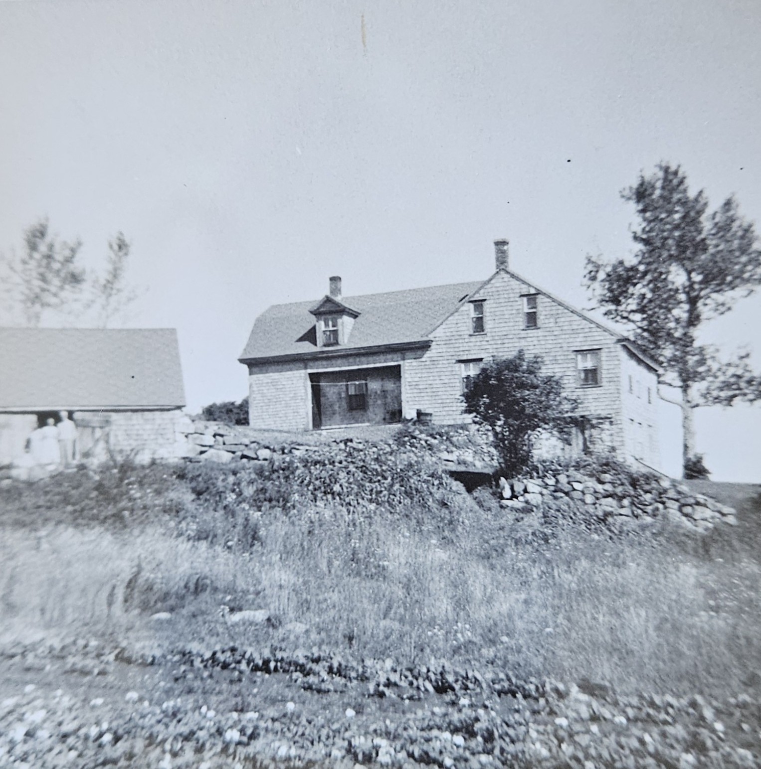Churchover House front fr rtofway 1960